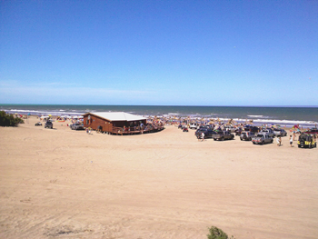 La playa de Pinamar